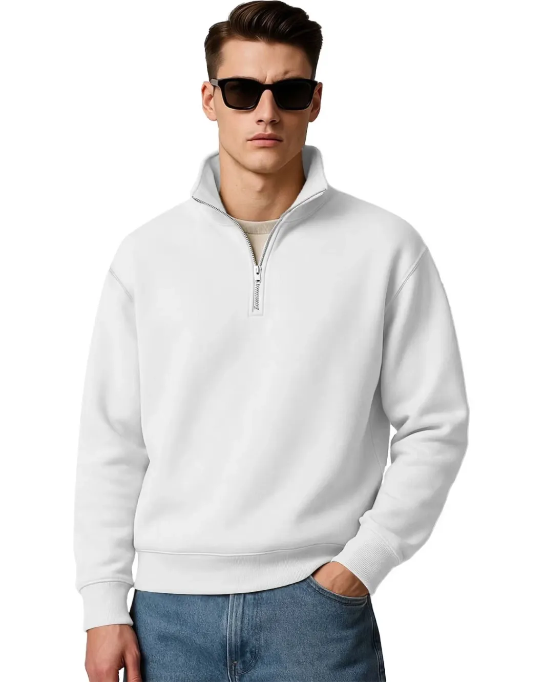 Men Regular Fit Sweatshirt (XS)