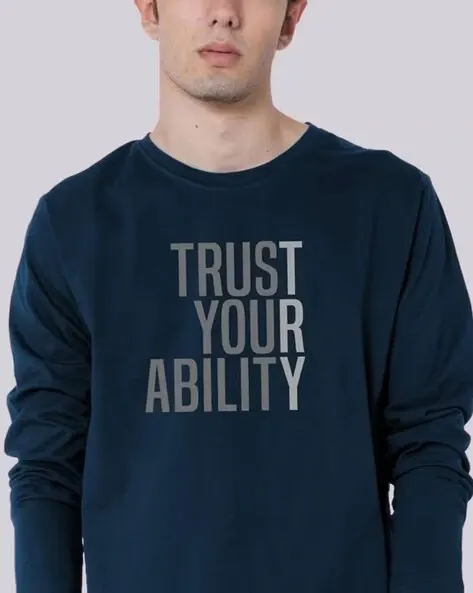 Men's Typography Regular Fit T-Shirt