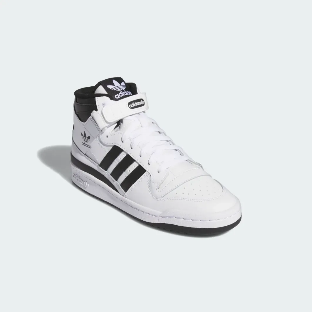 Forum Mid Shoes (7, WHITE)