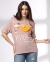 Women Graphic Print Regular Fit Round-Neck T-Shirt